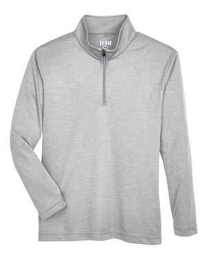 Youth Zone Sonic Heather Performance Quarter-Zip Pullolver