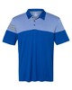Adidas A213 Heathered 3-Stripes Colorblock Sport Shirt