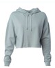 Independent Trading AFX64CRP Women’s Lightweight Cropped Hooded Sweatshirt