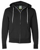 Independent Trading AFX90UNZ Unisex Lightweight Full-Zip Hooded Sweatshirt