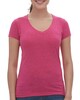 M & O Knits 3542 Women's Fine Blend V-Neck T-Shirt