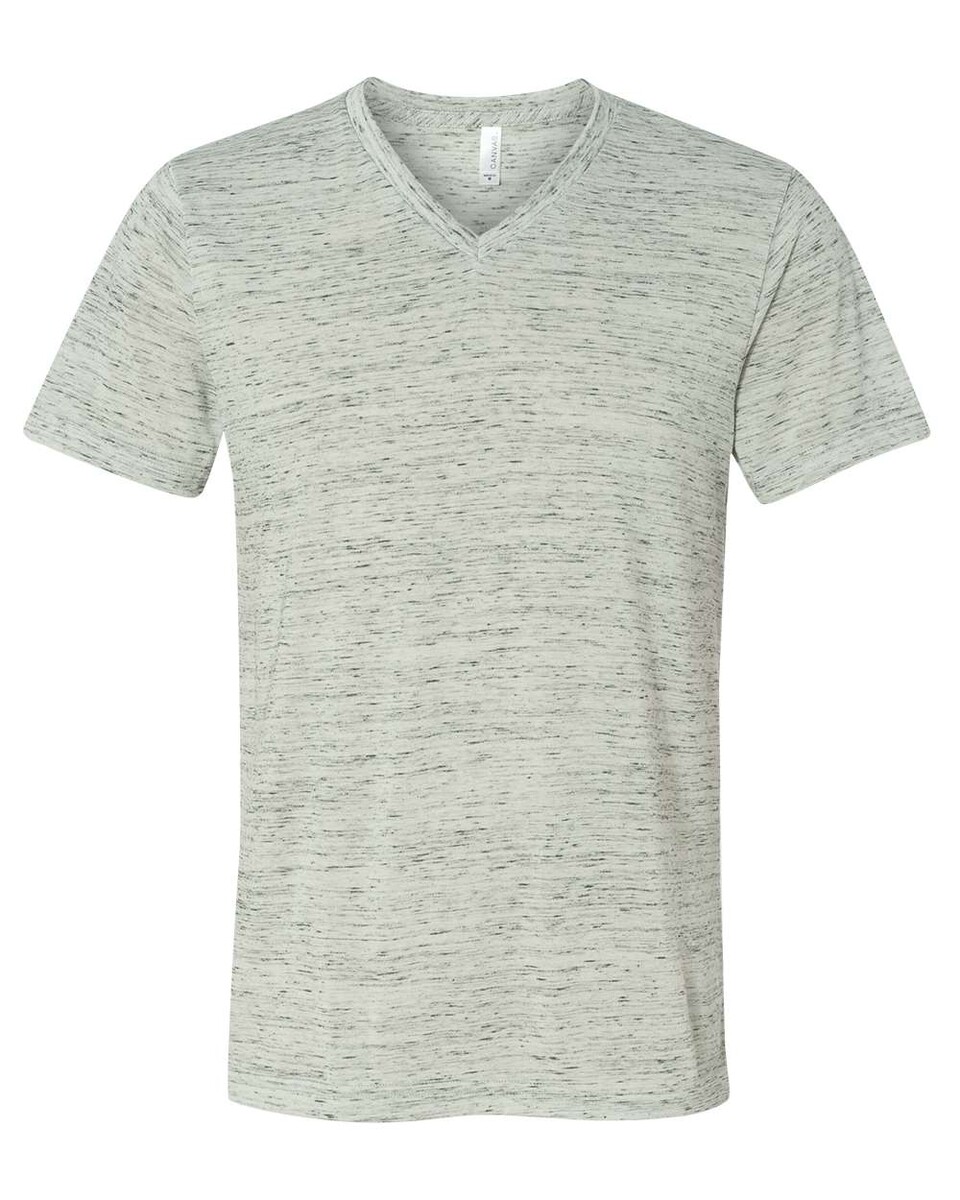Bella + Canvas 3655 Unisex Textured Jersey V-Neck Tee - BlankApparel.ca