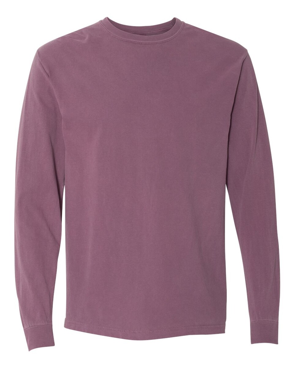 Comfort Colors 6014 Garment-Dyed Heavyweight Long Sleeve T-Shirt ...