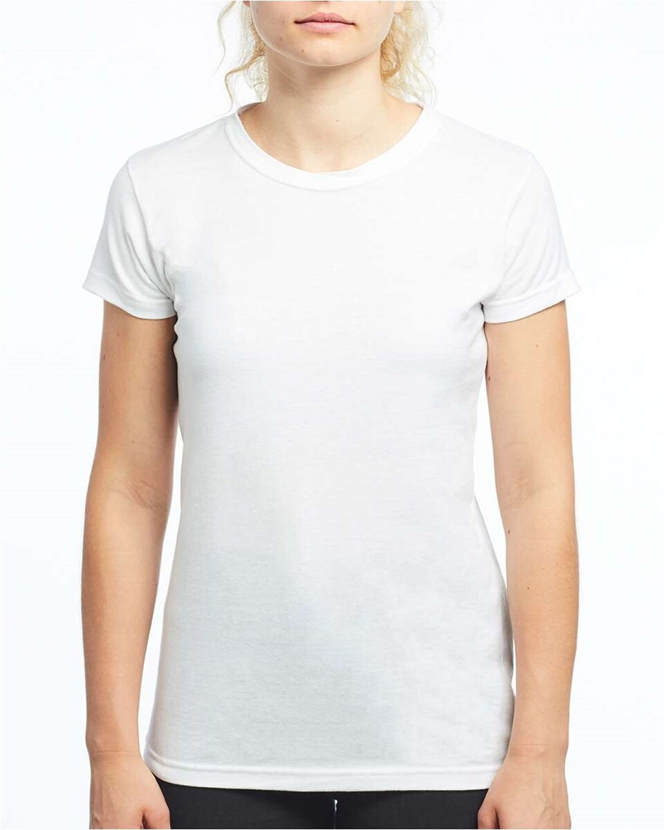 M & O Knits 4810 Women's Gold Soft Touch T-Shirt - BlankApparel.ca
