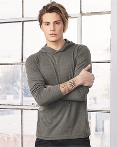 Bella + Canvas 3512-Unisex Jersey Hooded Long Sleeve Tee