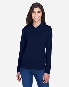 Core 365 78192-Women's Pinnacle Performance Long Sleeve Piqué Polo