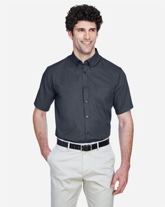Core 365 88194-Men's Optimum Short Sleeve Twill Dress Shirt