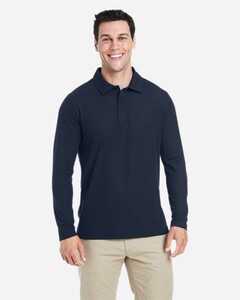 Core 365 CE112L-Men's Fusion ChromaSoft™ Long Sleeve Pique Polo