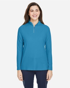Core 365 CE405W-Women's Fusion ChromaSoft™ Pique Quarter-Zip Pullover