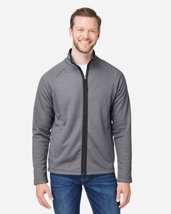 Core 365 CE72-Men's Venture Heathered Stripe Full-Zip