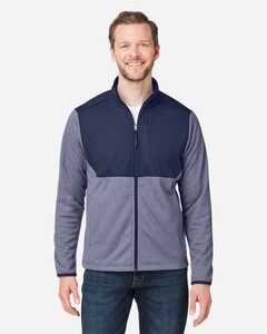 Core 365 CE74-Men's Venture Heathered Stripe Hybrid Jacket