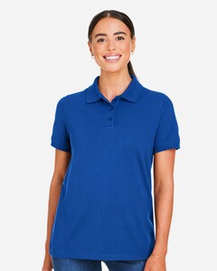 Harriton M205W-Women's Valiant Cotton Snag Protect Polo