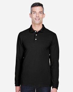 Harriton M265L-Men's Easy Blend™ Long Sleeve Polo
