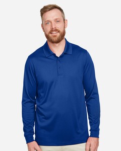 Harriton M348L-Men's Advantage Snag Protection Plus IL Long Sleeve Polo