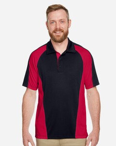 Harriton M385-Men's Advantage Snag Protection Plus IL Colorblock Polo