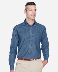 Harriton M550-Men's Denim Shirt