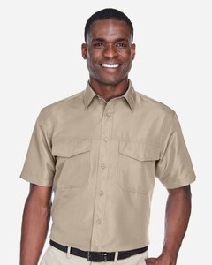 Harriton M580-Men's Key West Short Sleeve Performance Staff Shirt