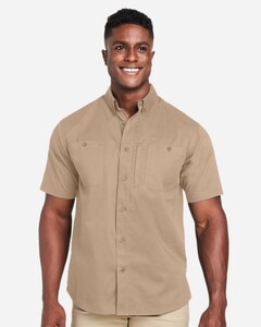 Harriton M585 5XL-Men's Advantage IL Short Sleeve Work Shirt 5XL