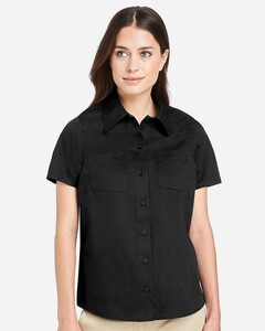 Harriton M585W Female-Women's Advantage IL Short Sleeve Dress Shirt Female