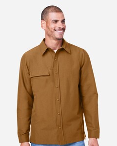 Harriton M72-Unisex Flex Twill Overshirt