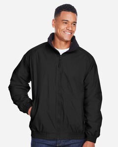 Harriton M740 Adult-Unisex Fleece Lined Nylon Jacket Adult