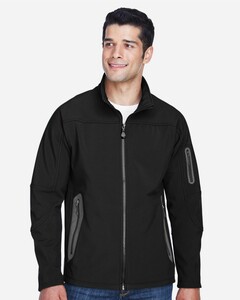North End 88138-Men's Three Layer Fleece Bonded Shell Technical Jacket