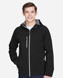 North End 88166 Adult-Men's Prospect Two-Layer Fleece Bonded Soft Shell Hooded Jacket Adult
