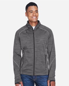 North End 88697-Men's Flux Mélange Bonded Fleece Jacket