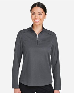 North End NE412W-Women's Express Tech Performance Pique Quarter-Zip Pullover