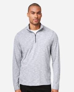 North End NE415-Men's Eclipse Jacquard Quarter-Zip Pullover