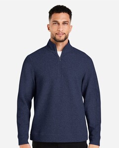 North End NE725-Men's Spirit Textured Quarter-Zip Pullover