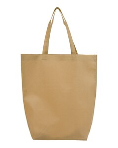 Q-Tees Q1251-Non-Woven Gusset Bottom Tote