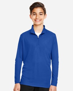 Team 365 TT31Y Long-Sleeve-Youth Zone Performance Quarter-Zip Pullover Long-Sleeve