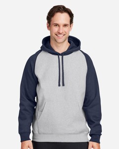 Team 365 TT96CB-Unisex Zone HydroSport™ Heavyweight Colorblock Hooded Sweatshirt