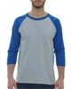 M & O Knits 5540 Raglan Three-Quarter Sleeve Baseball T-Shirt