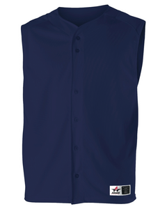 Adult Baseball Vest Navy Alleson Athletic 52MV Navy