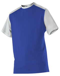 Adult Crew Neck Baseball Jersey Blue Alleson Athletic 532CJ Blue