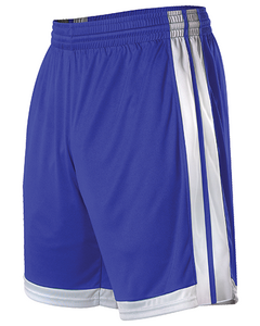 Mens Single Ply Basketball Shorts Blue Alleson Athletic 538P Blue