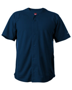 CRUSH Full Button Baseball Jersey Navy Alleson Athletic 566BFJ Navy