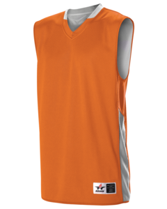 Womens Single Ply Reversible Jersey Orange Alleson Athletic 589RSPW Orange