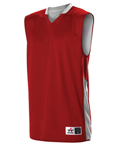 Youth Single Ply Reversible Jersey Red Alleson Athletic 589RSPY Red