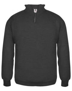 1/4 Zip Fleece Pullover Gray Badger 128600 Gray