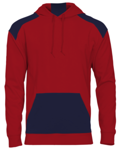BREAKOUT PERFORMANCE FLEECE HOOD Red Badger 144000 Red