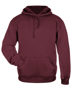 Perf. Fleece Hood Red Badger 145400 Red