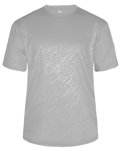 LINE EMBOSSED TEE Gray Badger 413100 Gray