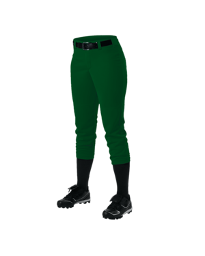 Alleson Women's Softball pant 605PBW, low rise, belted, solid