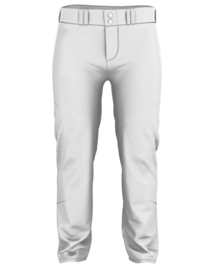 Alleson Fitted Baseball Pants, Tapered Leg Elastic Bottom