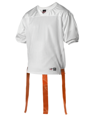 Youth L XL mesh football practice jersey Alleson Athletics Orange