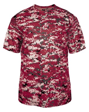 Digital Camo Jersey 4180 Performance B-Core Tee by Badger Sports