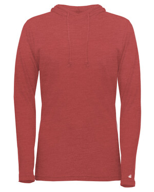 Tri-Blend Surplice Women's Hood Tee